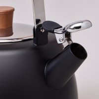 Чайник agness 3,0 л со свистком и складывающейся ручкой, индукционное капсульное дно (937-912)