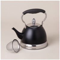 Чайник agness с фильтром, 1,0 л c индукцион. капсульным дном и складывающейся ручкой (908-077)