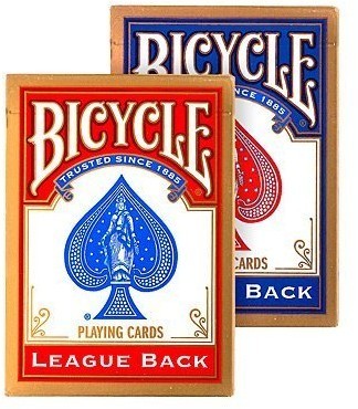 Карты "Bicycle Standard League Back red/blue" (33558)