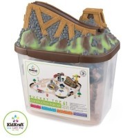 Железная дорога - деревянный игровой набор &quot;Горная стройка&quot;, в  контейнере (17805_KE)