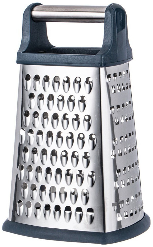 Терка 4-х гранная 14,2*10,7 см.высота=22 см. нжс+пластик Agness (712-0018)