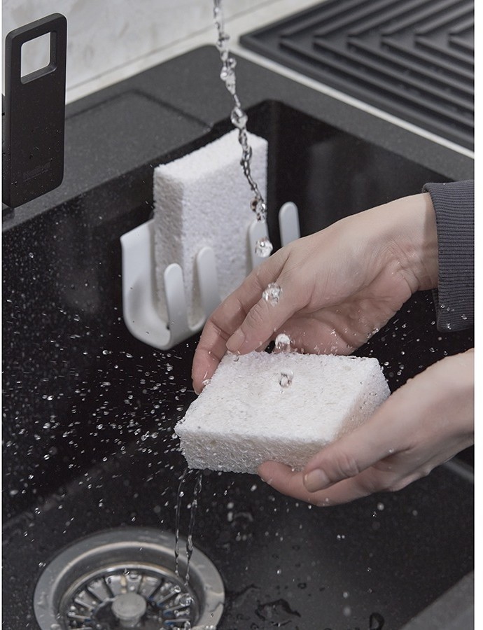 Набор губок для посуды из целлюлозы eco sponge, 3 шт. (77065)