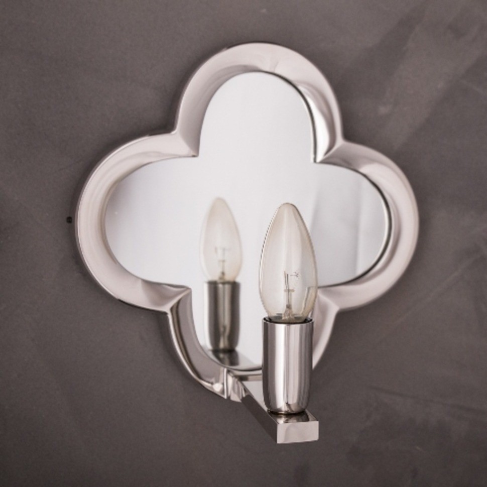 Бра Вест Лейк 108584, металл, зеркало, chrom, ROOMERS FURNITURE