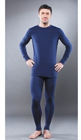 Комплект мужского термобелья Guahoo: рубашка + кальсоны (330-S/NV / 330-P/NV) (52541)