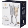 Набор бокалов для шампанского "diamond" из 6шт 120мл Crystal Bohemia (669-371)