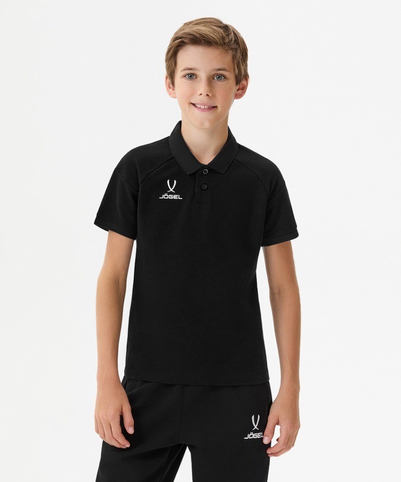 Поло JOGEL CAMP 2 CVC Polo, черный (2114345)
