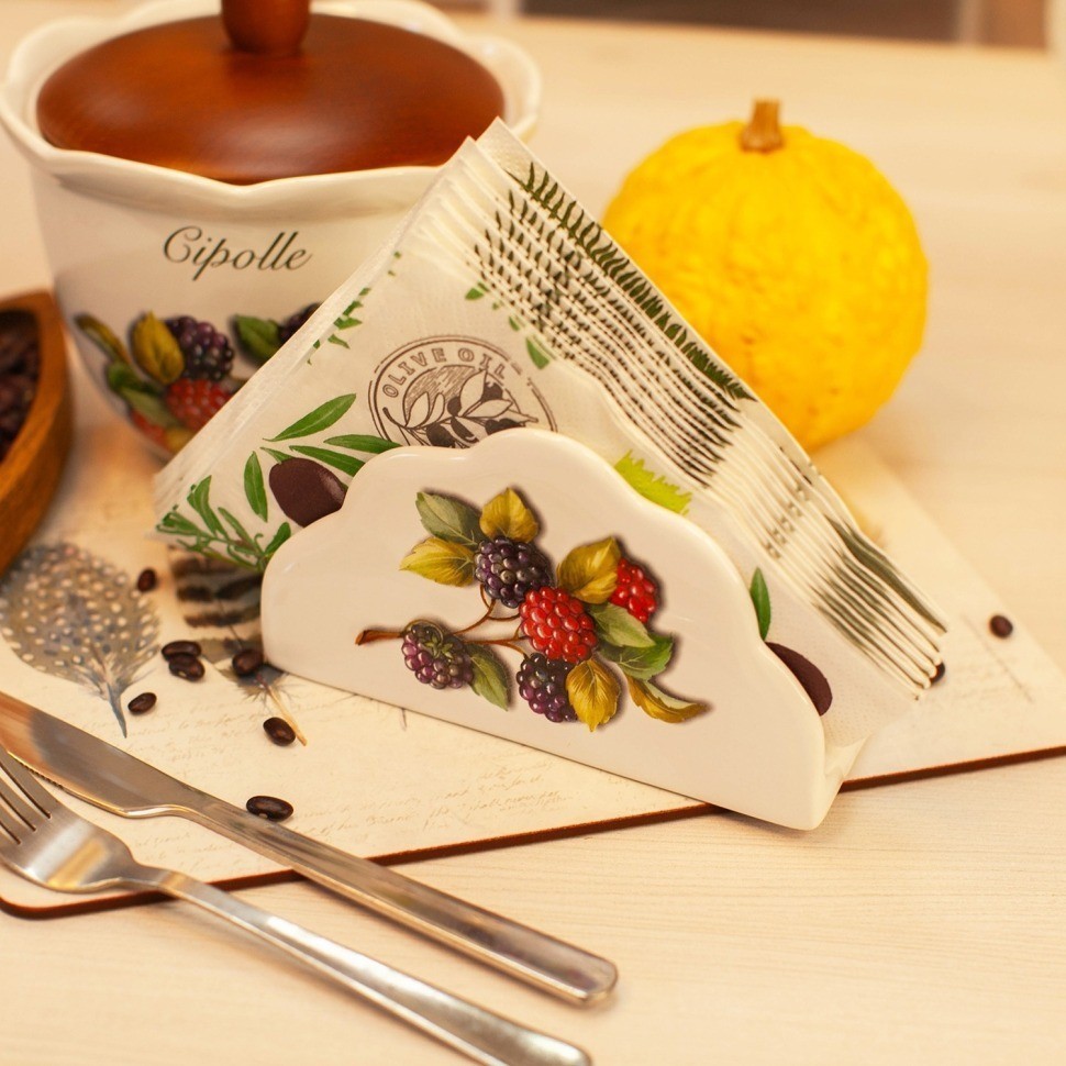 Салфетница настольная Frutti di Bosco 16 см 3520-FBO
