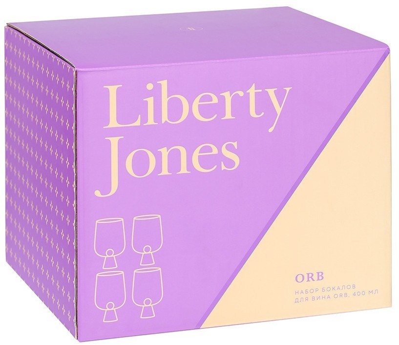 Набор бокалов для вина orb, 400 мл, 4 шт. (78807)