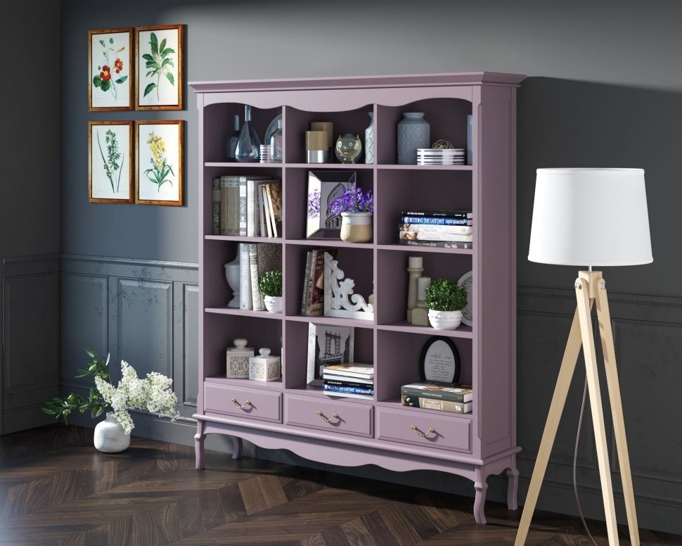 Стеллаж Leontina Lavanda тройной арт GS27/3L-ET