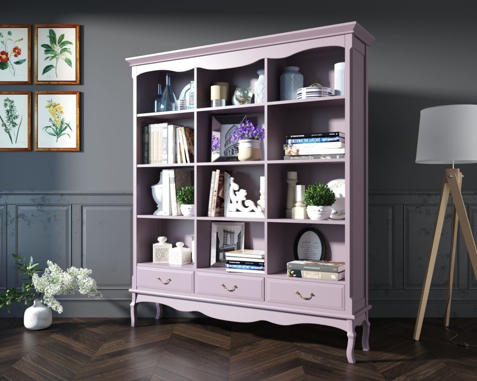 Стеллаж Leontina Lavanda тройной арт GS27/3L-ET