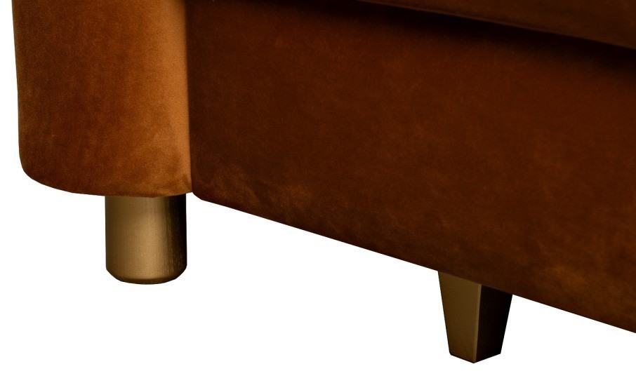 Диван Trevi 230М(К) трехм раскл с кантом оранж Pad31+Lattice ORANG 232*103*88см (TT-00016501)