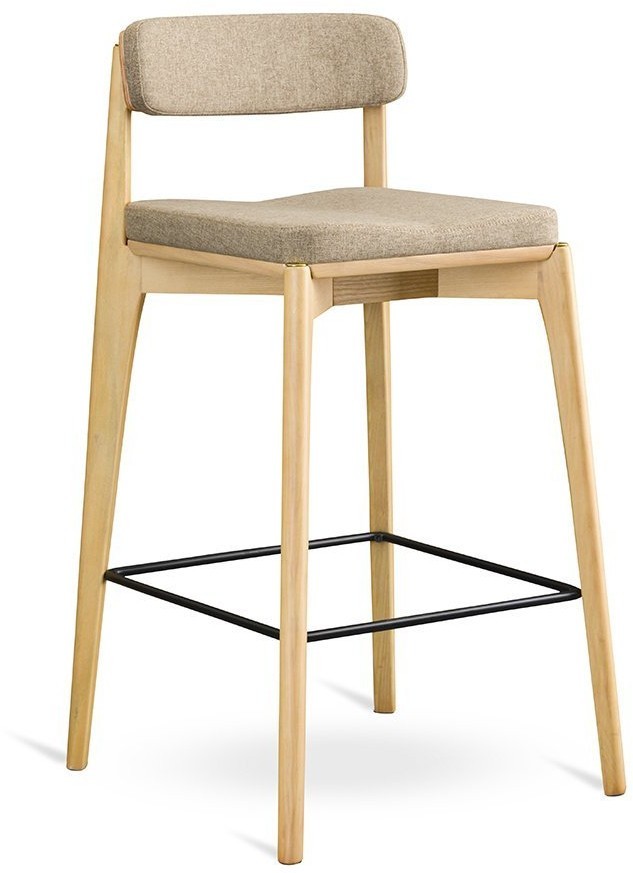 Стул полубарный aska, рогожка, ясень/бежевый (74192)