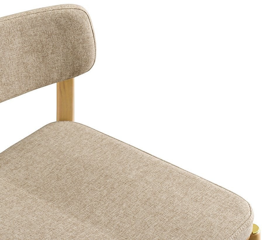 Стул полубарный aska, рогожка, ясень/бежевый (74192)