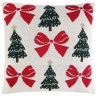 Подушка вязаная с новогодним рисунком christmas bows из коллекции new year essential, 45x45 см (79346)