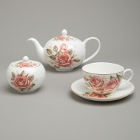 Сервиз чайный lefard &quot;корейская роза&quot; на 6 пер. 14 пр. (590-683)