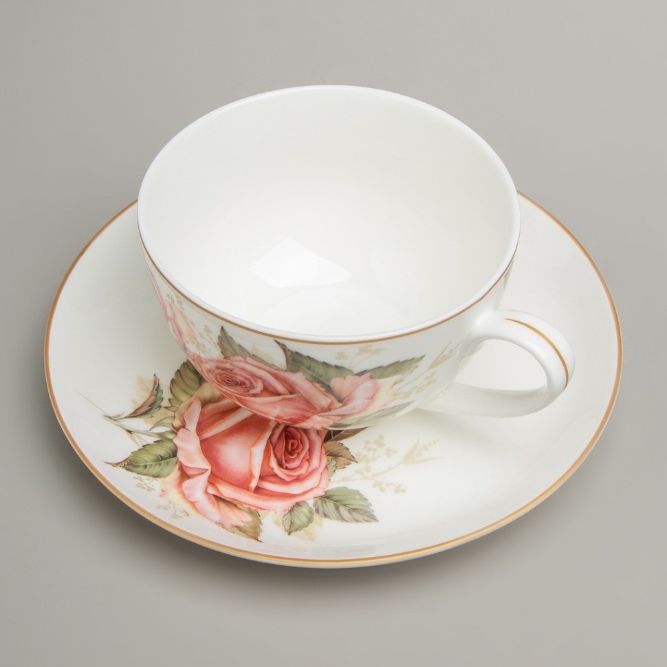 Сервиз чайный lefard "корейская роза" на 6 пер. 14 пр. (590-683)