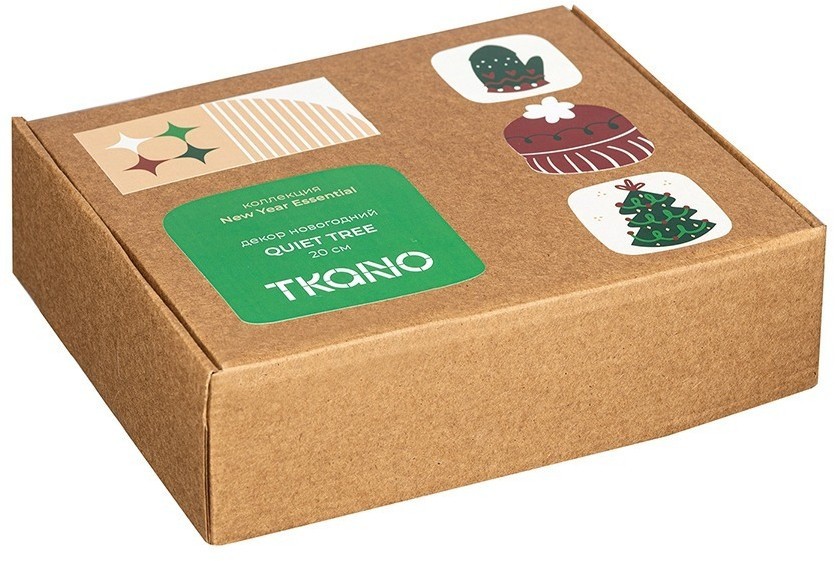 Декор новогодний quiet tree из коллекции new year essential, 20 см (78309)