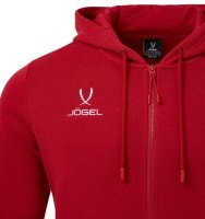 Худи JOGEL ESSENTIAL Fleece Zip Hoodie, темно-красный (2119510)