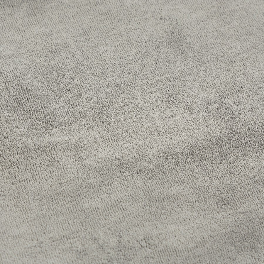 Халат махровый из чесаного хлопка серого цвета из коллекции essential, размер xl (75421)