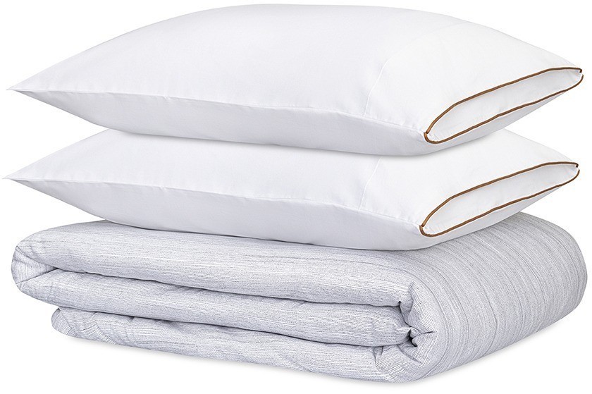 Комплект постельного белья из сатина из коллекции meditation, caramel, 150х200 см (77723)