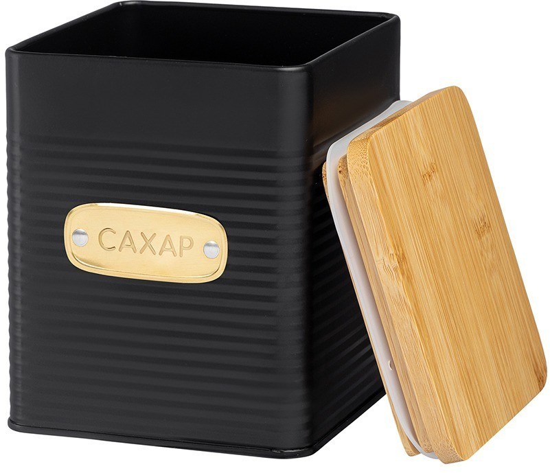 Банка для хранения сахара irmel, 1,7 л, графит (78684)