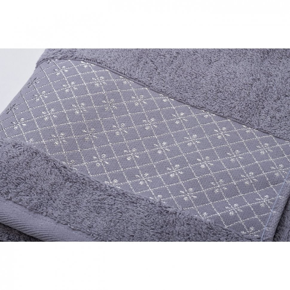 Полотенце махровое 50*90 Венера серое (TT-00007911)