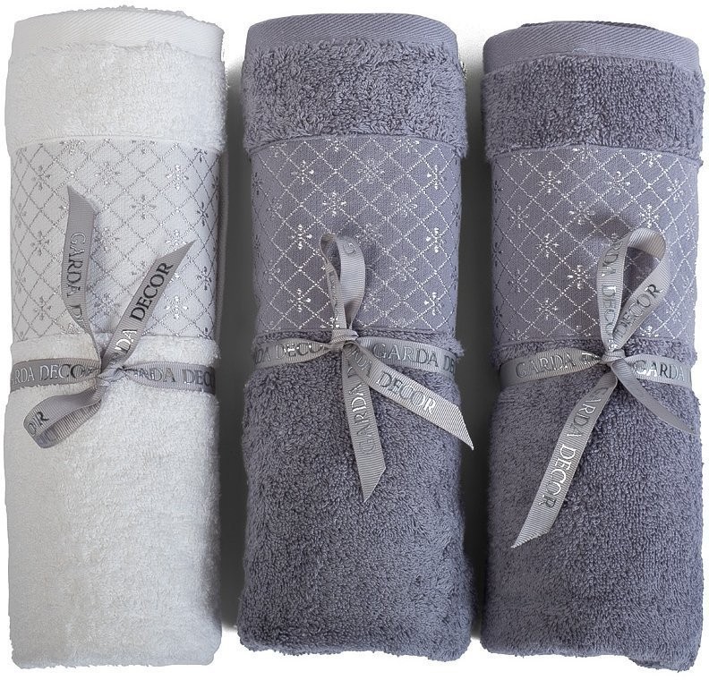 Полотенце махровое 50*90 Венера серое (TT-00007911)