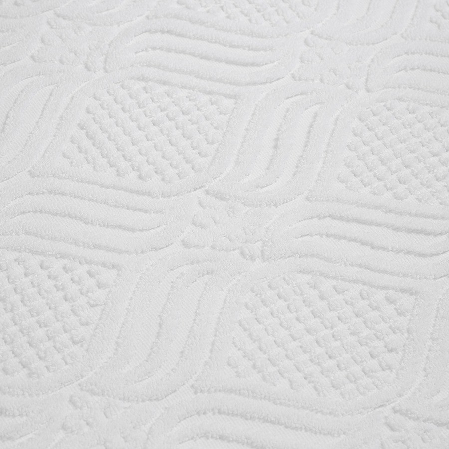 Полотенце для рук белое, с кисточками цвета красной глины из коллекции essential, 50х90 см (75411)