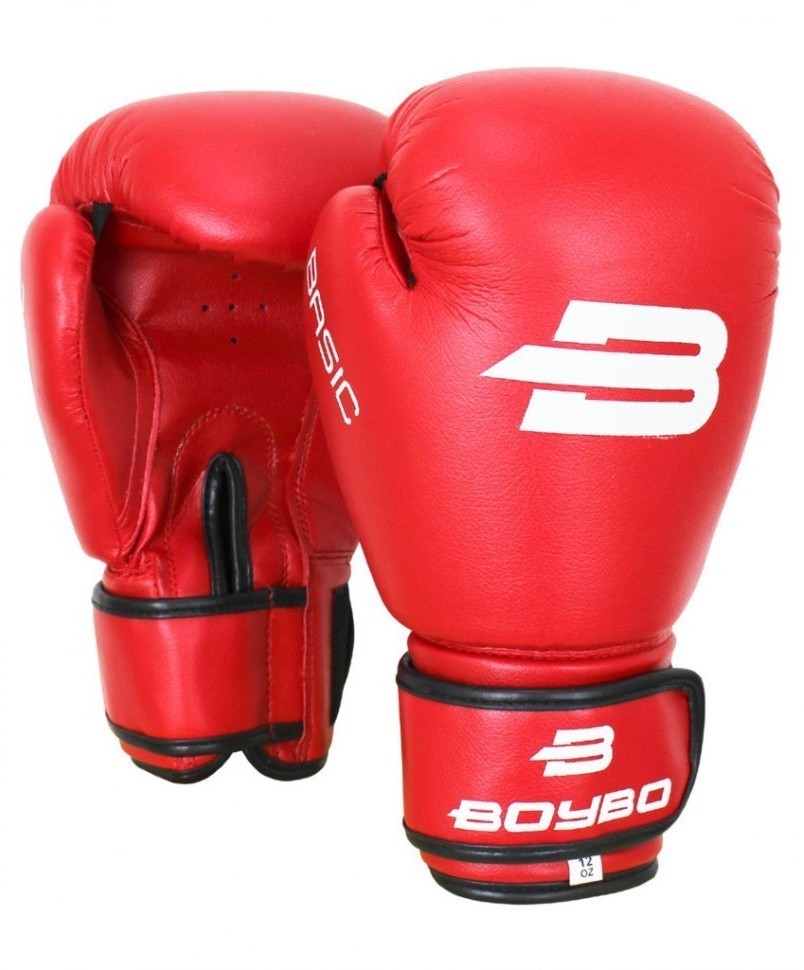 Перчатки боксерские Basic, 4 oz, к/з, красный (778674)