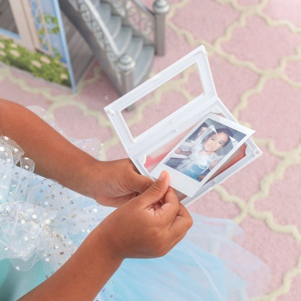 Деревянный кукольный домик "Волшебные мечты", с мебелью 16 предметов в наборе, свет, звук, для кукол 30 см (65981_KE)