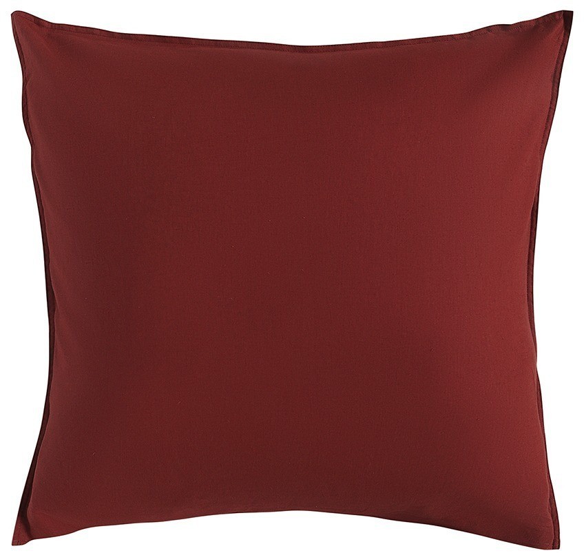 Набор наволочек изо льна и хлопка цвета копченой паприки из коллекции essential, 70х70 см (77149)