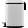 Ведро мусорное с педалью, светло-серое, 6 л (78738)
