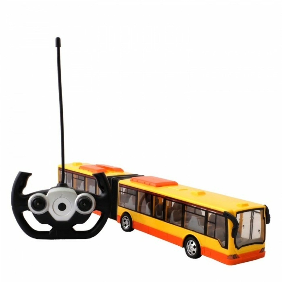 Радиоуправляемый пассажирский Автобус с гармошкой (желтый) (666-676A-Y)