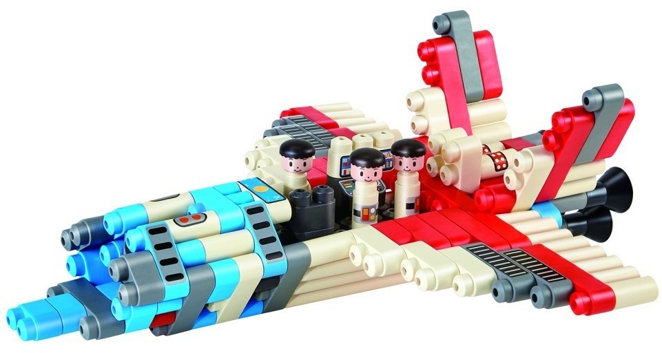 Конструктор детский "Ракета для приключений", 138 элементов (760025_HP)