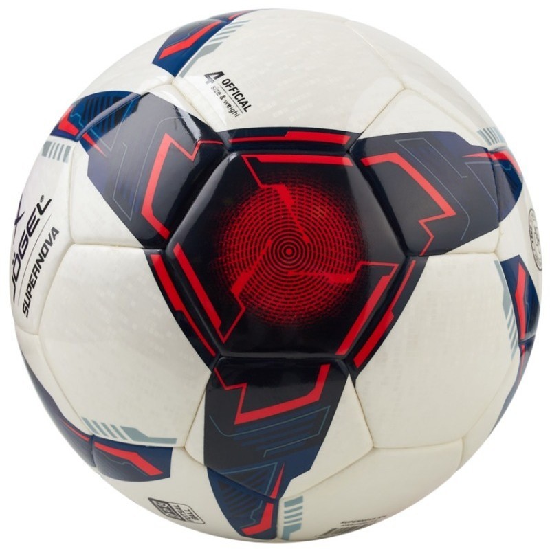 Мяч футзальный JOGEL Supernova №4, белый (2107440)