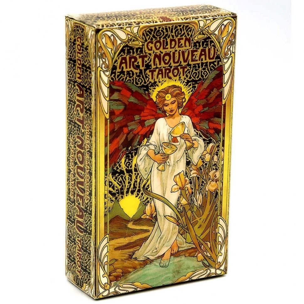 Карты Таро "Golden Art Nouveau Tarot" Lo Scarabeo / Золотое Таро Уэйт Арт-Нуво (30799)