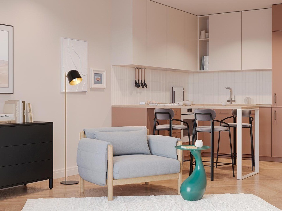 Свеча ароматическая с деревянным фитилём black ink из коллекции edge, бежевый, 60 ч (75671)