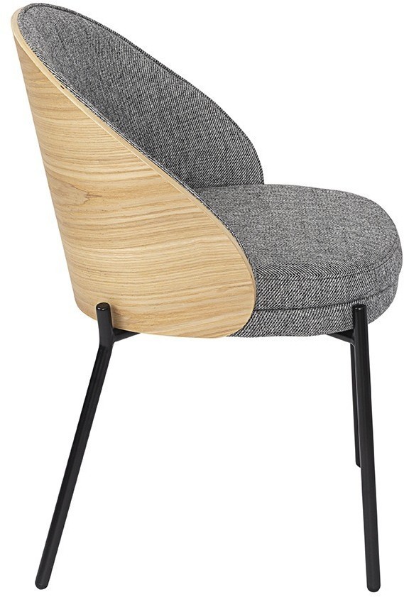 Стул cloud, рогожка, грифельно-серый (77803)