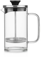 Френч-пресс F-125, 8.2, Боросиликатное стекло, металл, clear/black, SAMADOYO