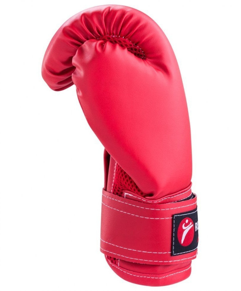 Перчатки боксерские детские, 6oz, к/з, красный (276863)