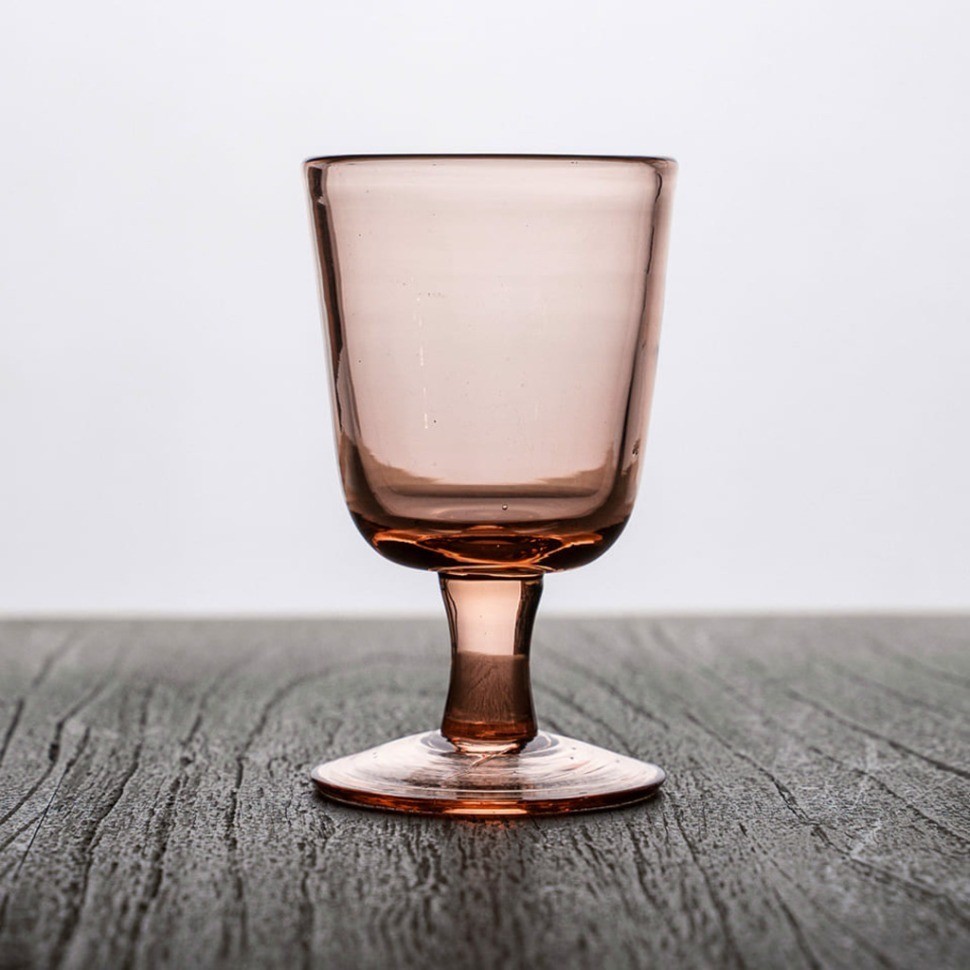 Бокал WW07640/PF, стекло, peach, ROOMERS TABLEWARE
