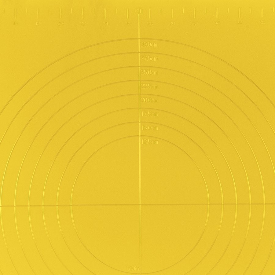 Коврик для замешивания теста foss, 37,7х57,4 см, желтый (74694)
