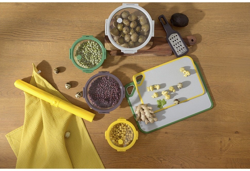 Коврик для замешивания теста foss, 37,7х57,4 см, желтый (74694)