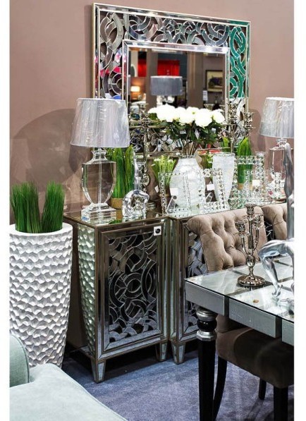 Тумба зеркальная (дверь правосторонняя) 492*445*865 (00002920)