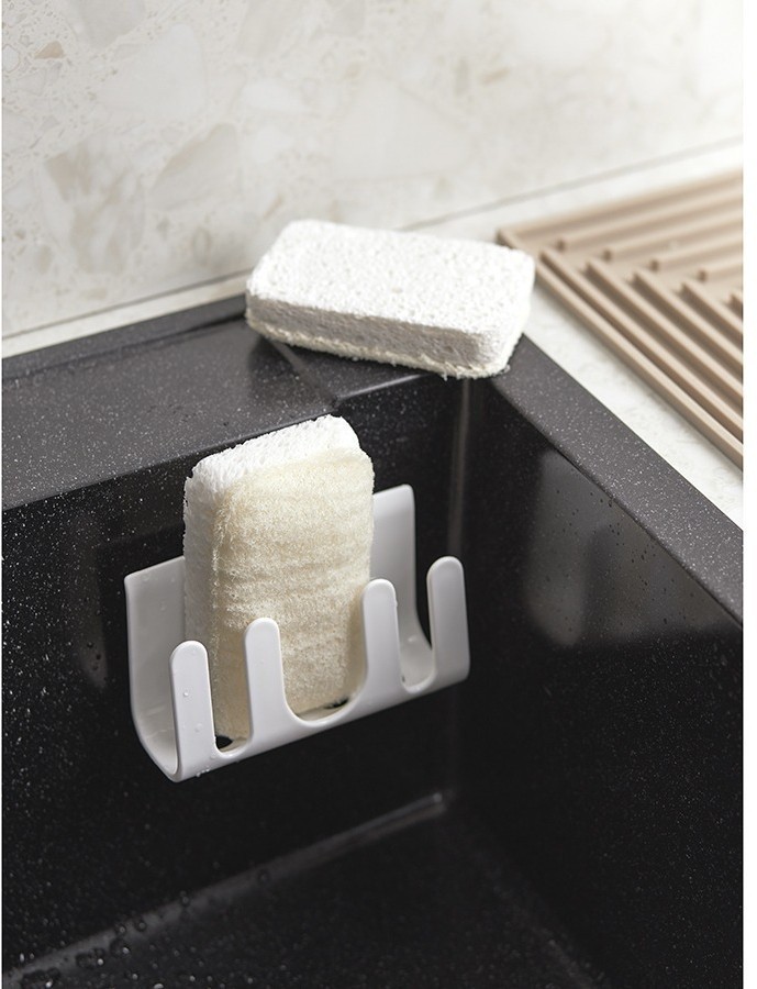 Набор губок для посуды из люфы и целлюлозы eco sponge, 2 шт. (77064)