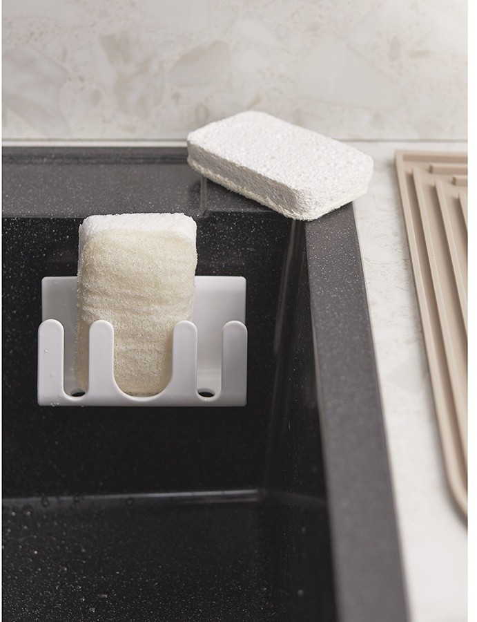 Набор губок для посуды из люфы и целлюлозы eco sponge, 2 шт. (77064)