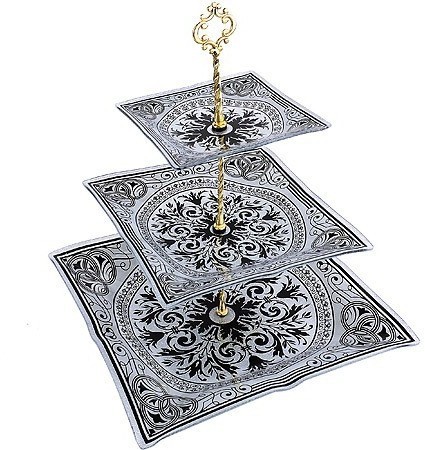 Этажерка 3 уровня, квадрат (7021-302)