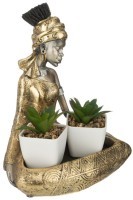 Подставка декоративная для мелочей &quot;африканка&quot; 17*13,5*20,5 см Lefard (146-1803)