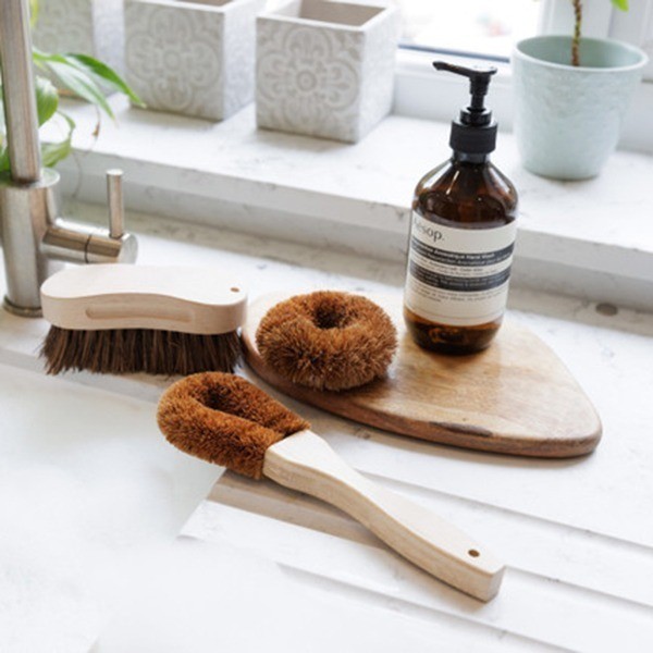 Набор из 3 экологически чистых щеток из кокосового волокна Natural Elements NEBRUSH3PC