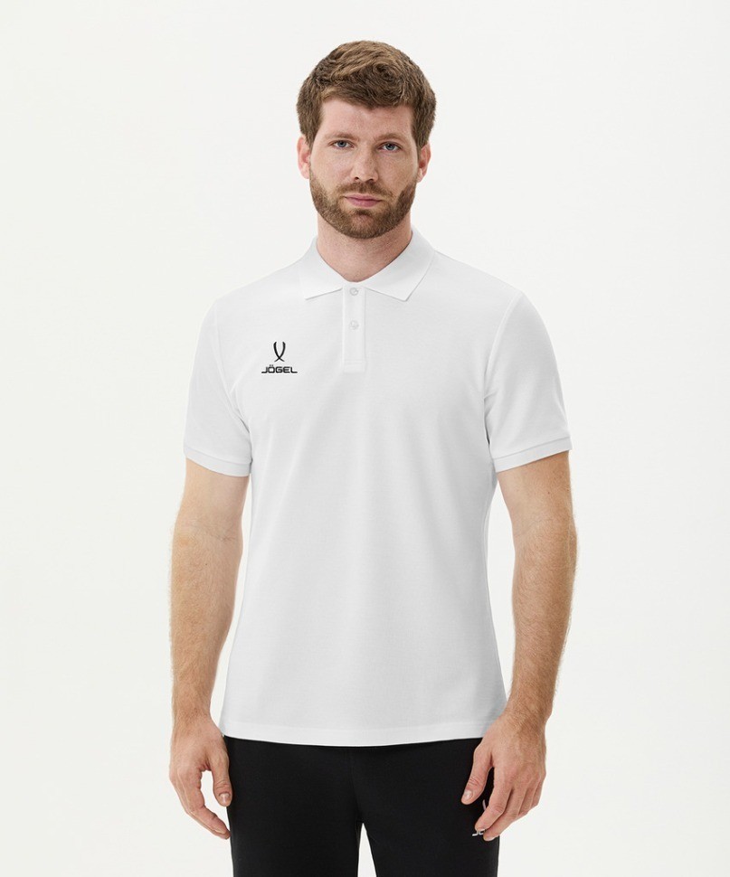 Поло JÖGEL ESSENTIAL CVC Polo, белый (2116773)